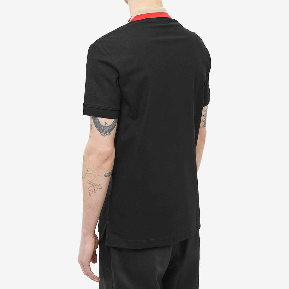 Burberry Men's Edney Polo Shirt in Black Large