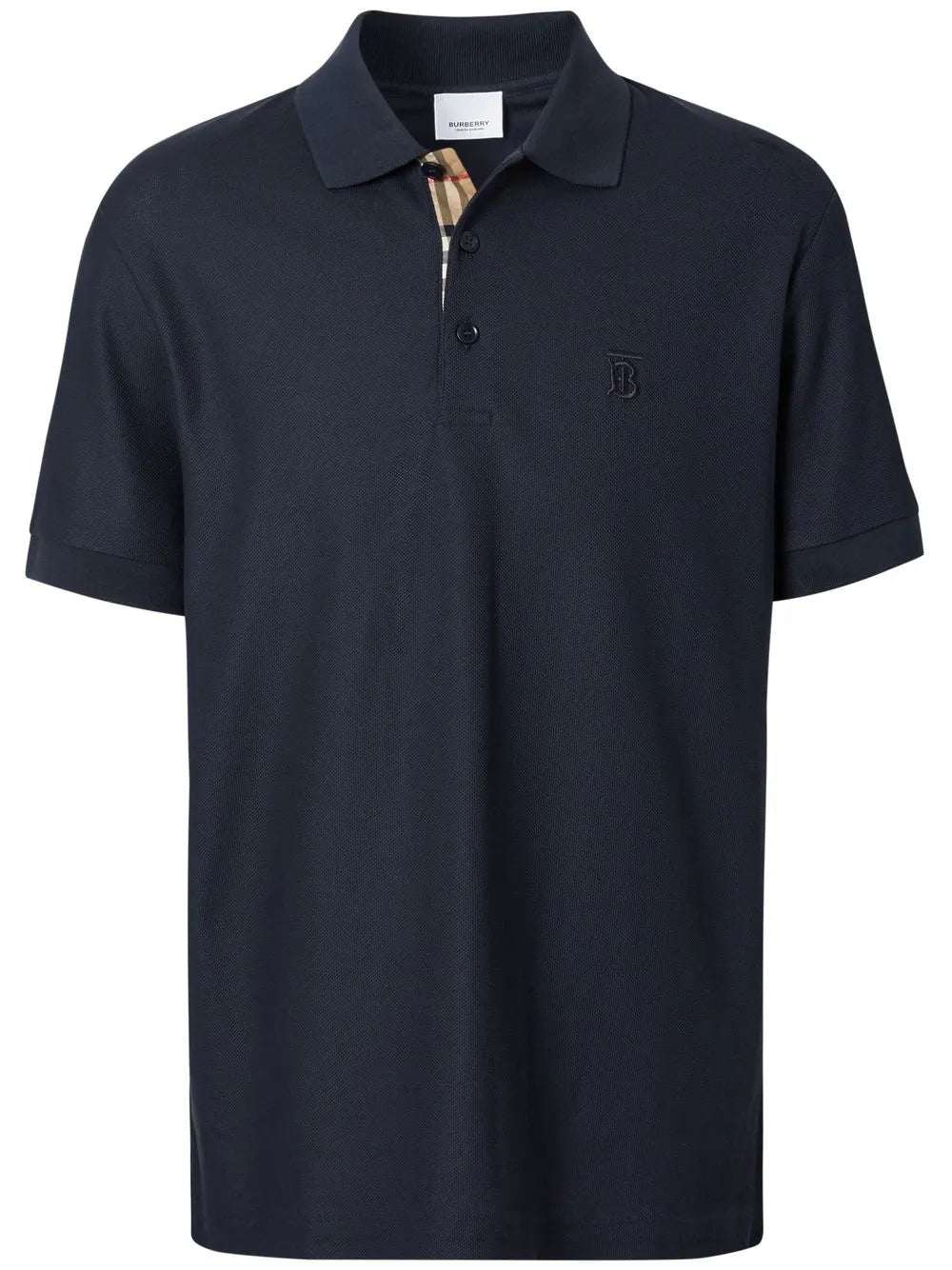 Burberry logo-embroidered polo shirt