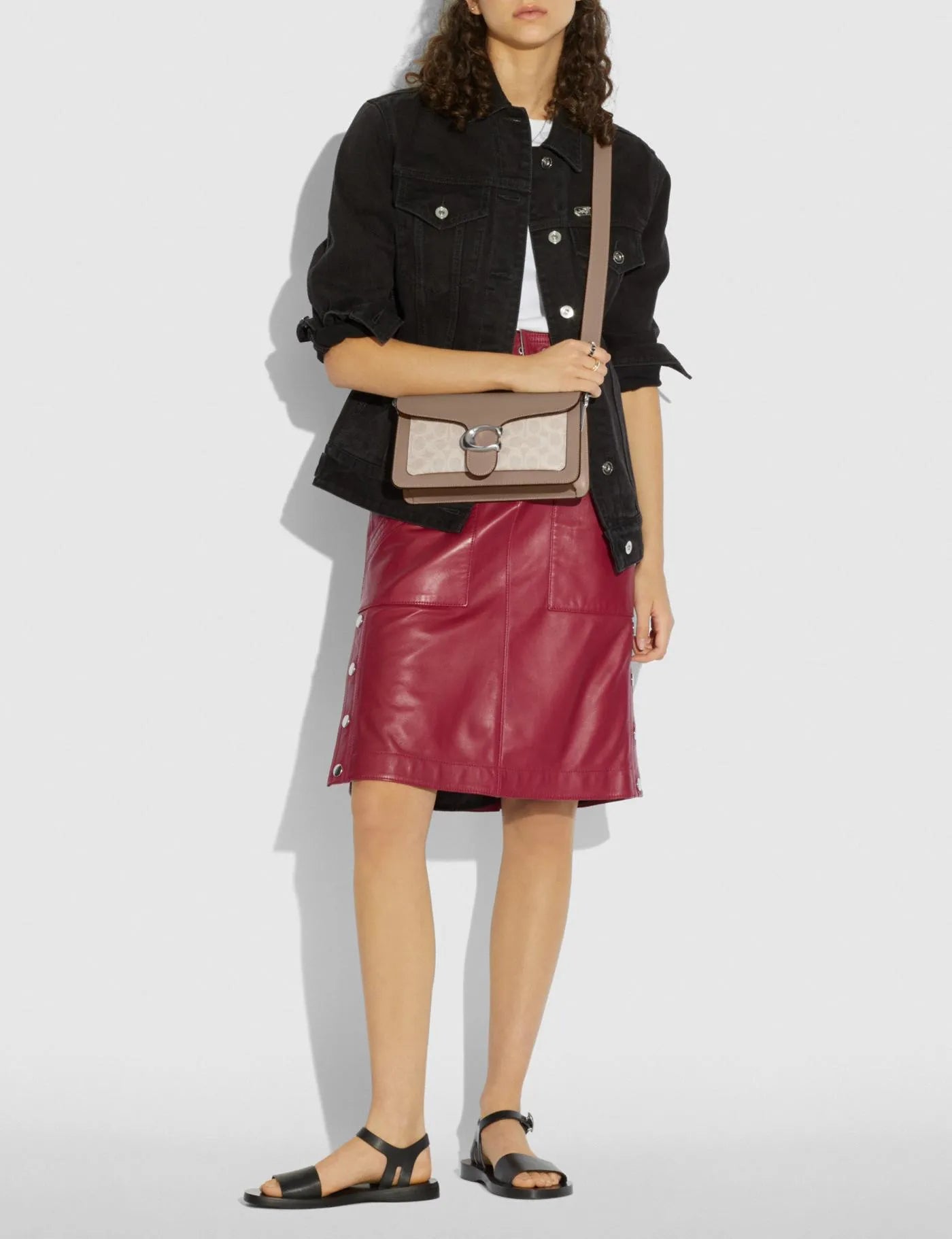 COACH Tabby Shoulder Bag 26 With Signature Canvas