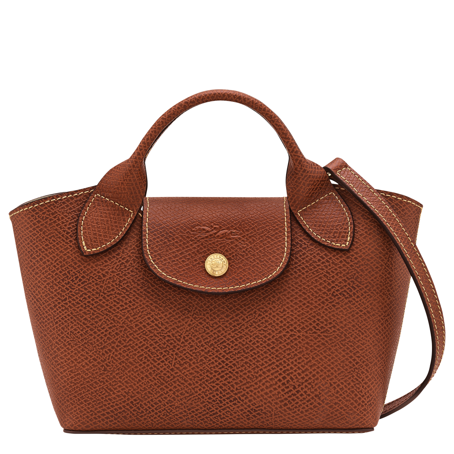 Long Champ Épure XS Tote bag Brown - Leather