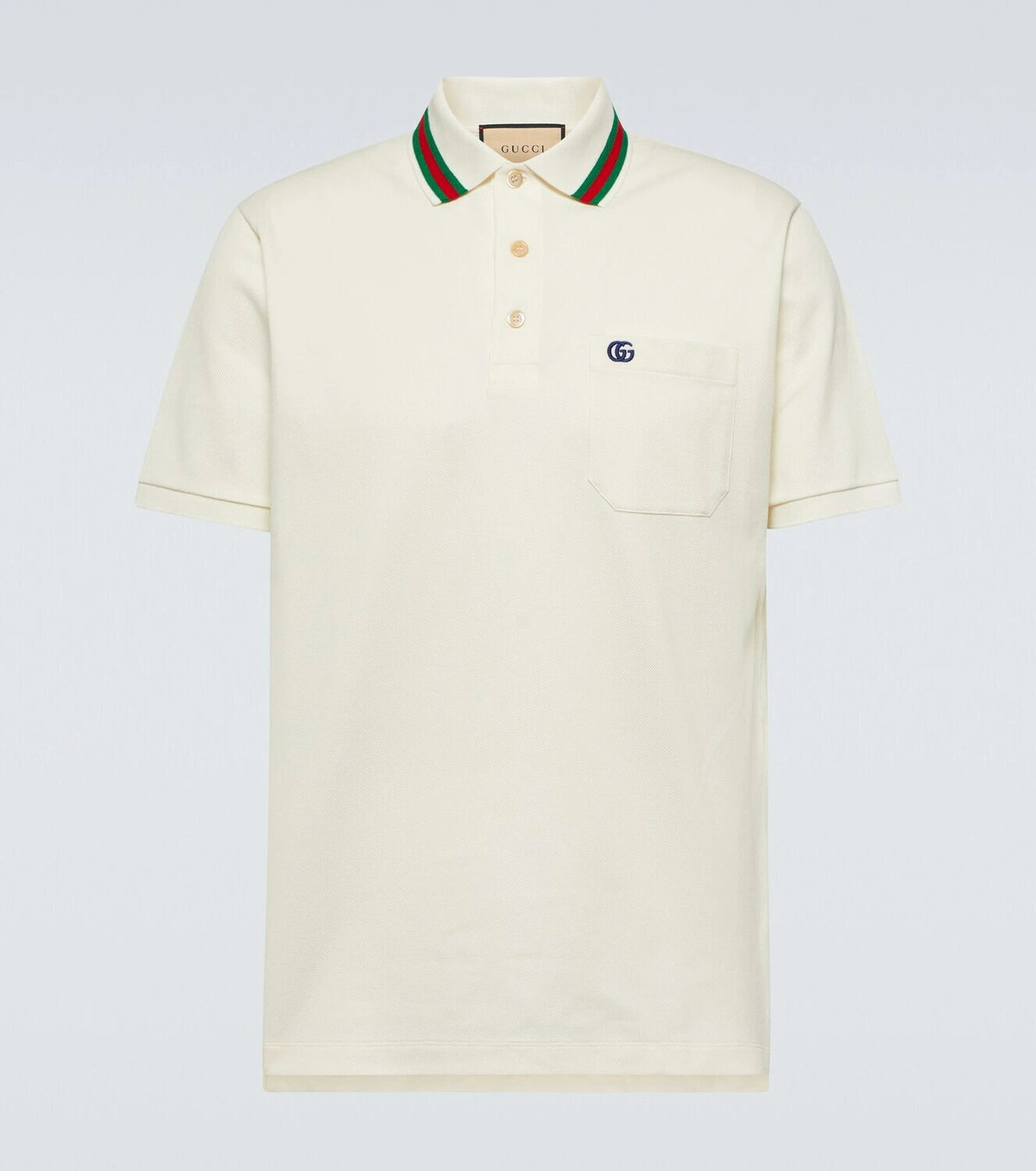 Gucci Double G cotton-blend piqué polo shirt