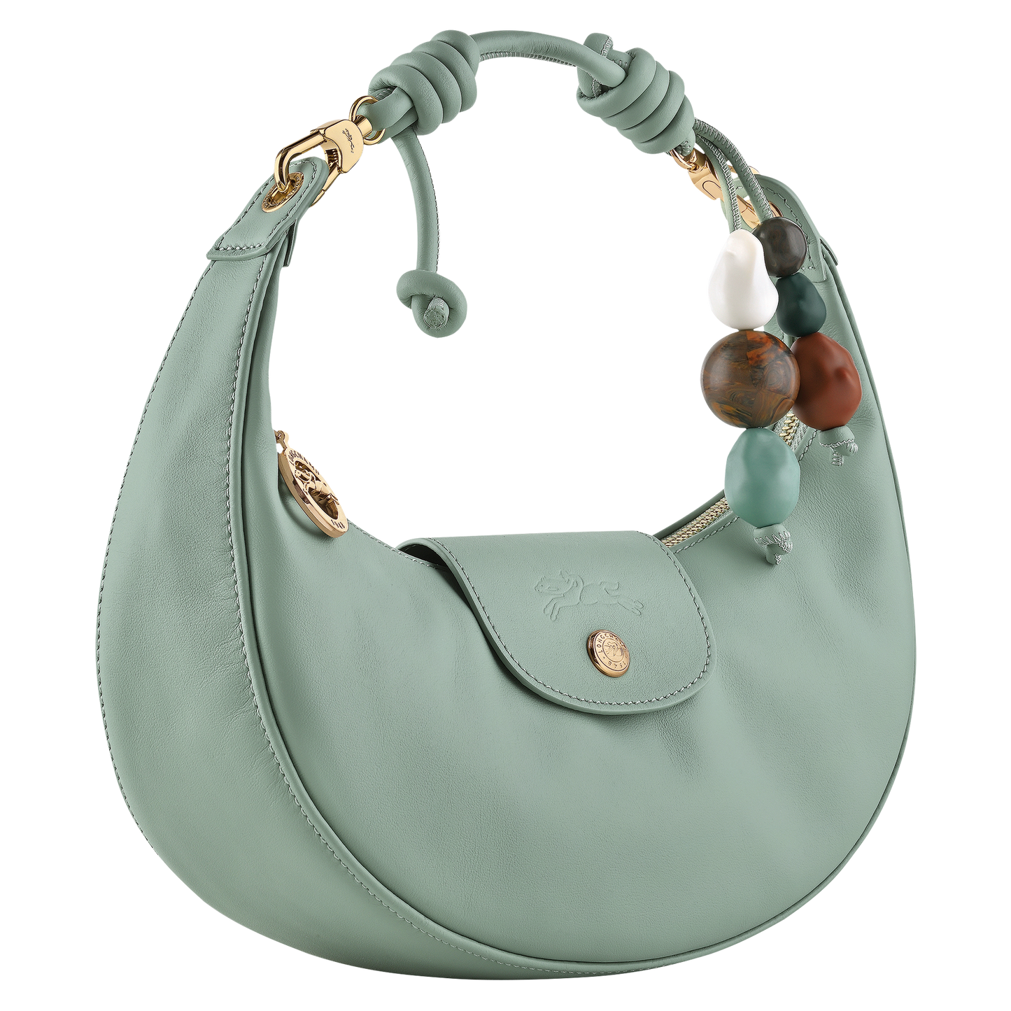 Le Pliage Xtra M Shoulder bag Celadon - Leather