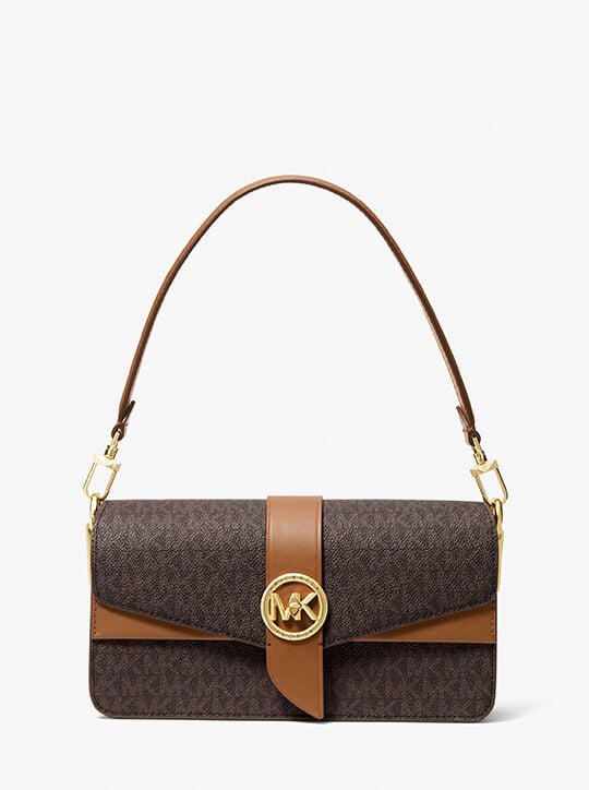 Michael Kors Greenwich Medium Logo Shoulder Bag