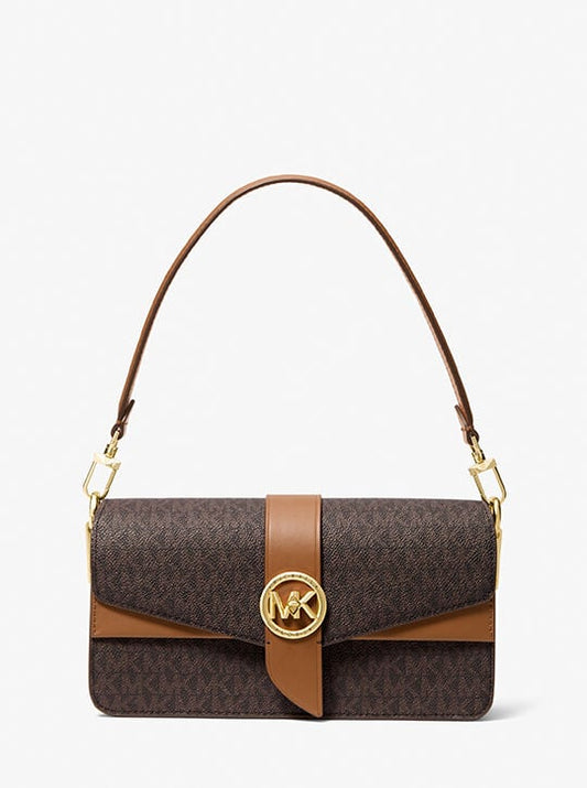Michael Kors Greenwich Medium Logo Shoulder Bag
