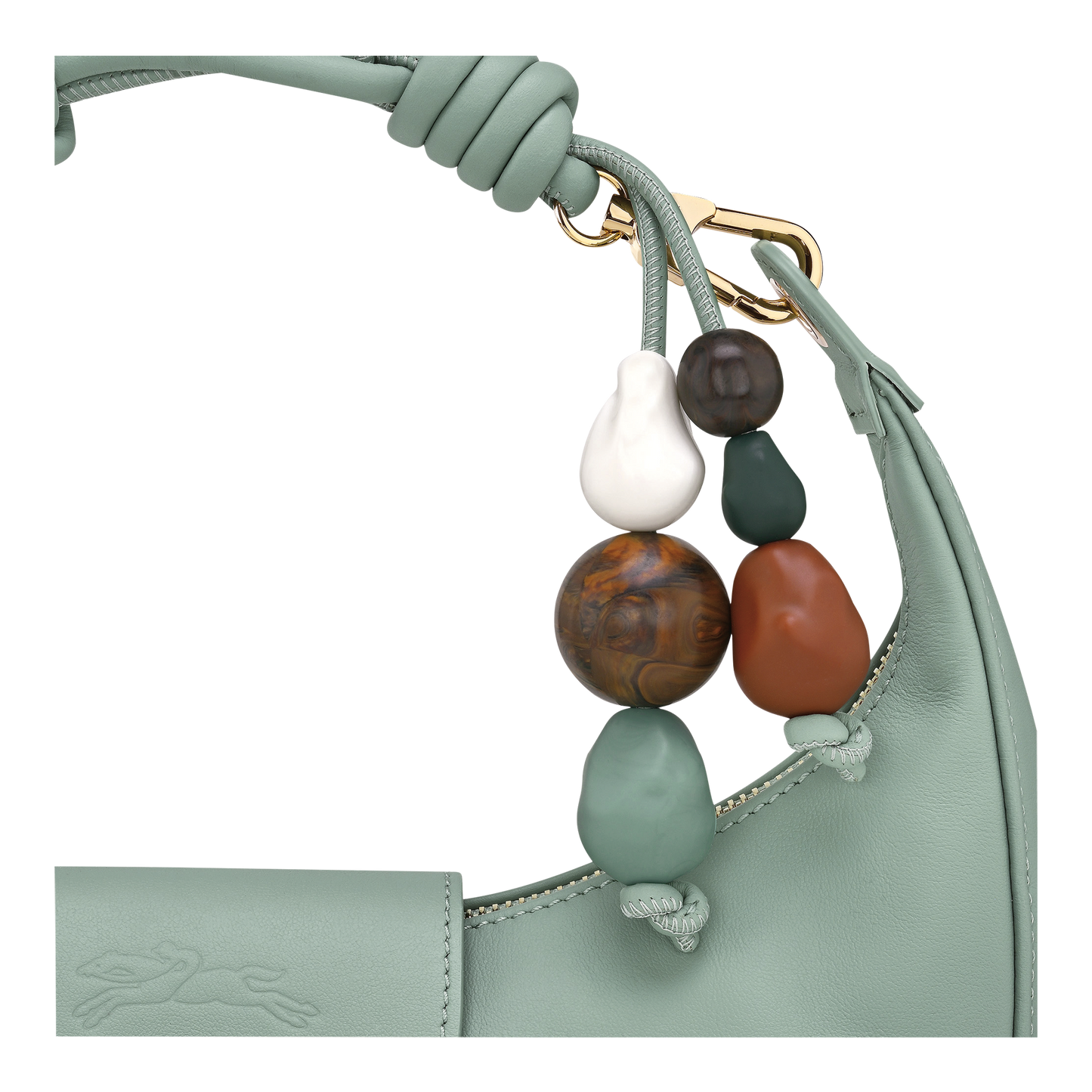 Le Pliage Xtra M Shoulder bag Celadon - Leather