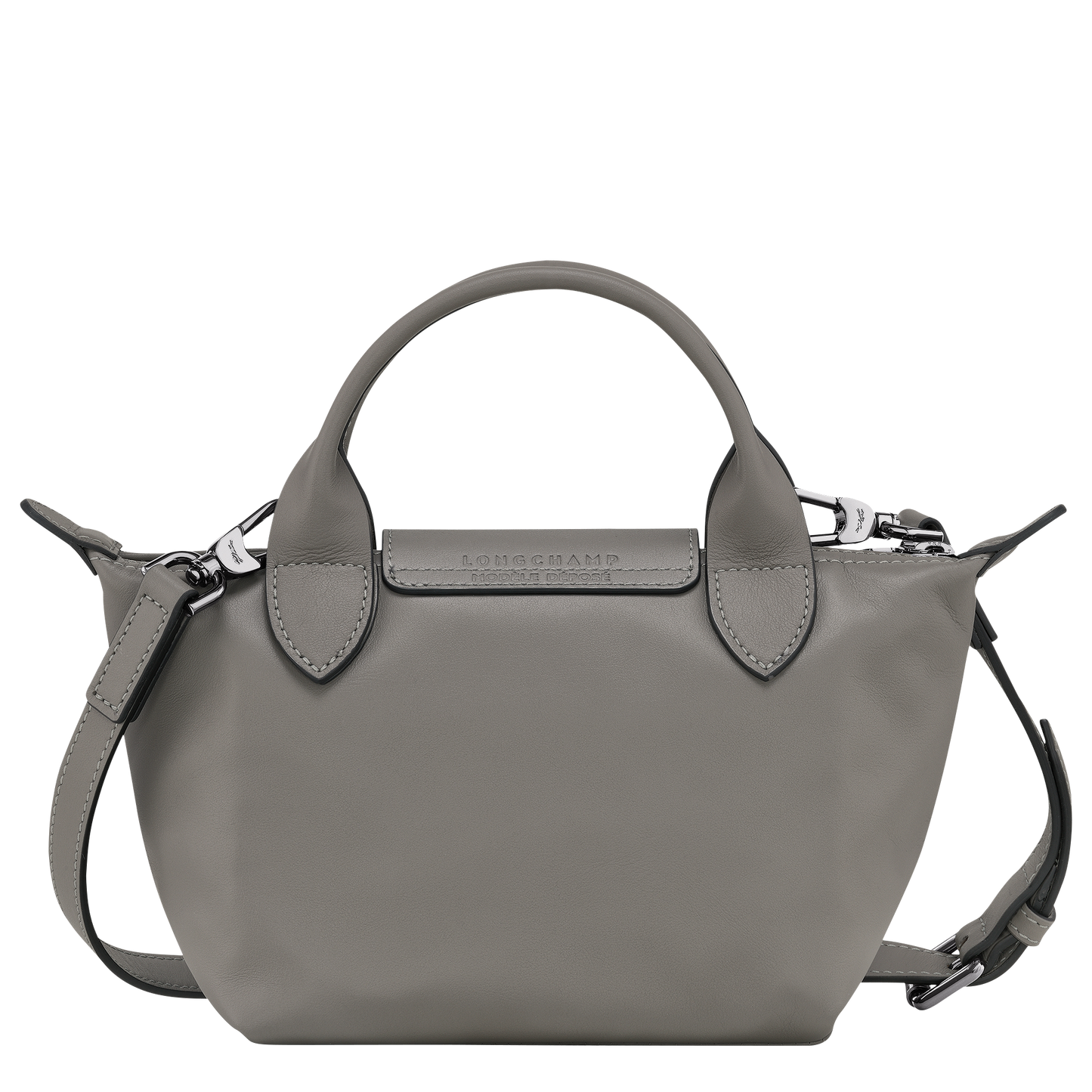 Long Champ Le Pliage Xtra XS Handbag Turtledove - Leather