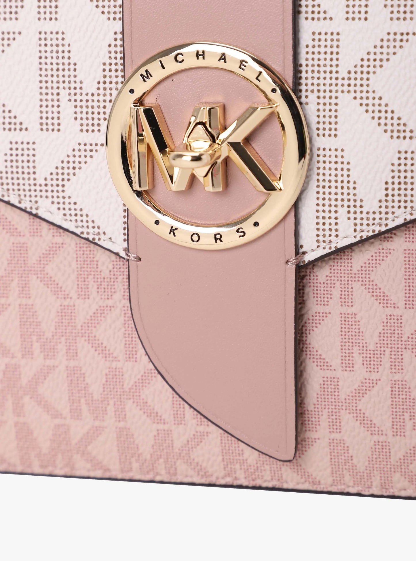 Michael Kors Charm Medium Monogram Chain Crossbody Bag