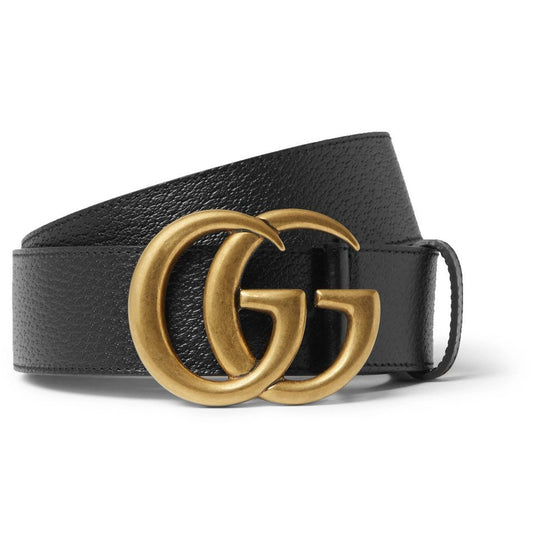 Gucci - 4cm Black Full-Grain Leather Belt - Black