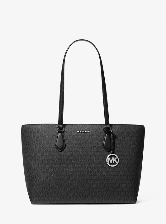 Michael Kors  Sheila Large Signature Logo Tote Bag in Black