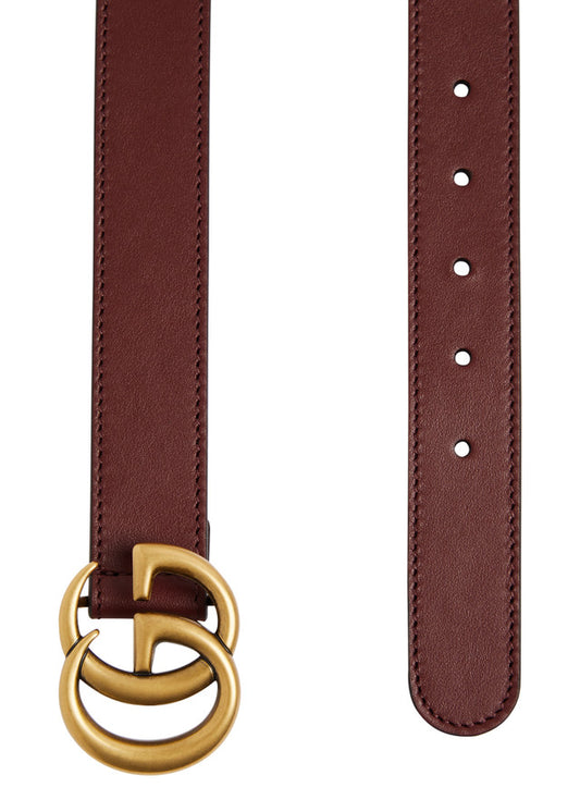 GUCCI GG leather belt