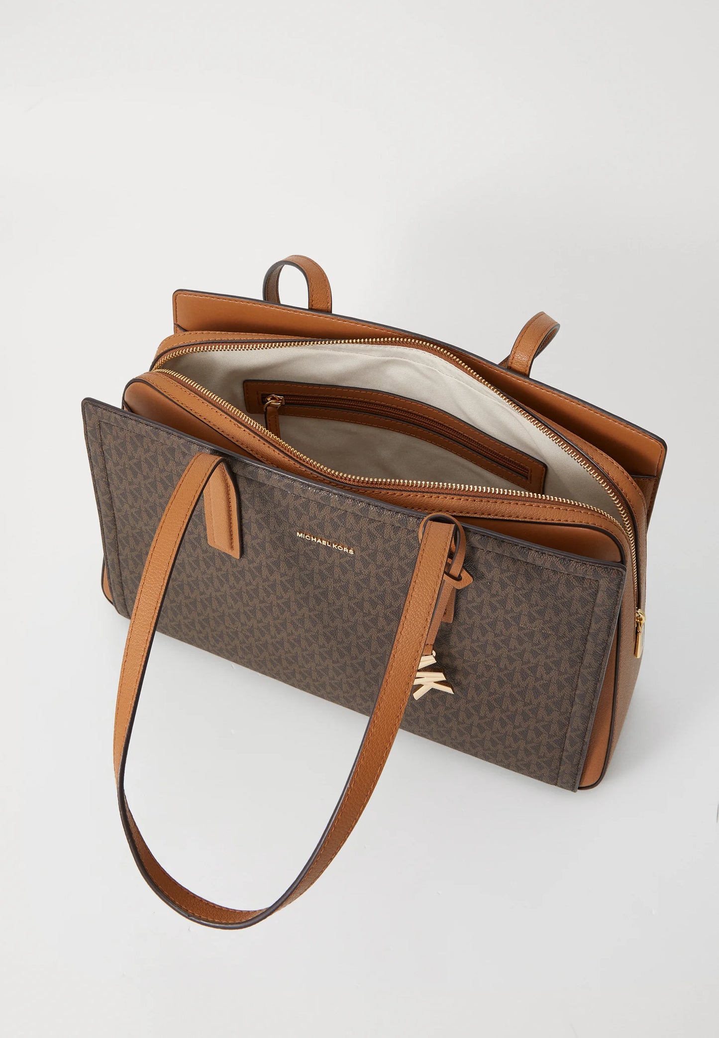 MICHAEL Michael Kors LAILA TOTE - Handbag - brown/acorn