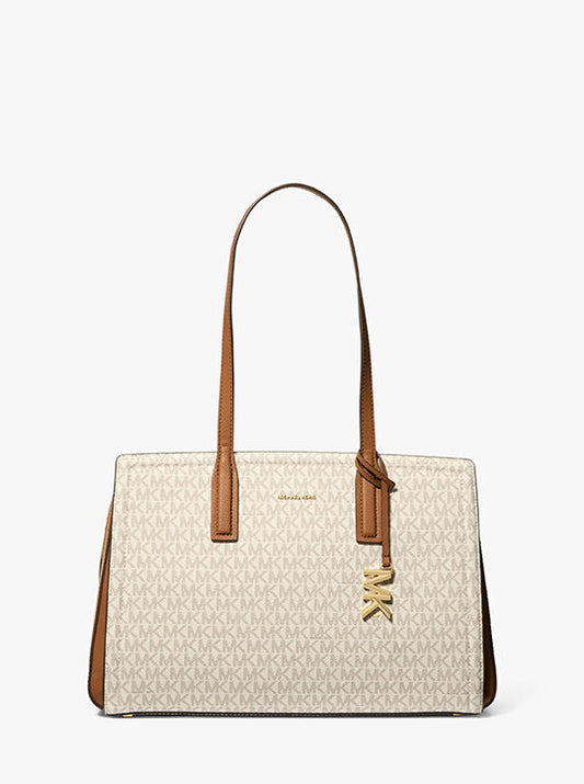 michael kors laila signature tote bag