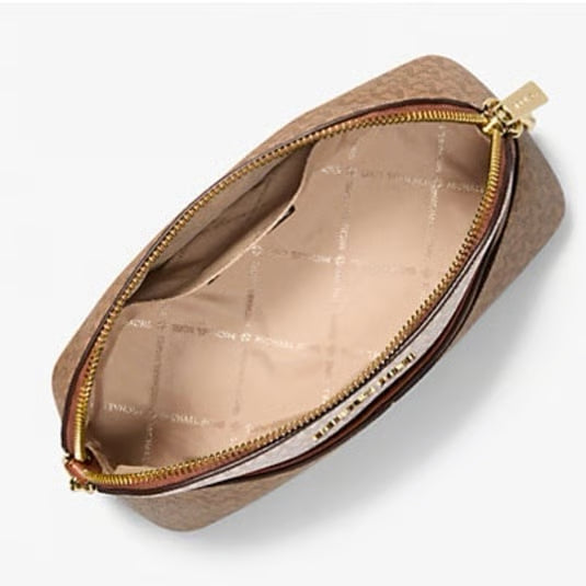 Michael Kors jet set travel medium crossbody bag - brown