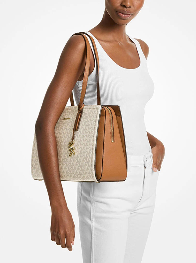 michael kors laila signature tote bag