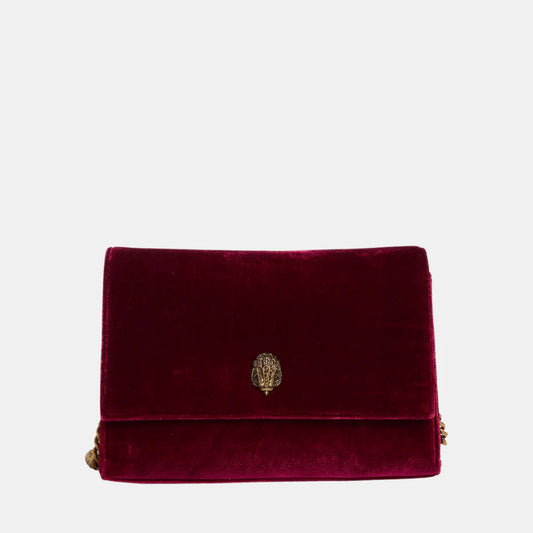 Kurt Geiger KGL Velvet Clutch Bag