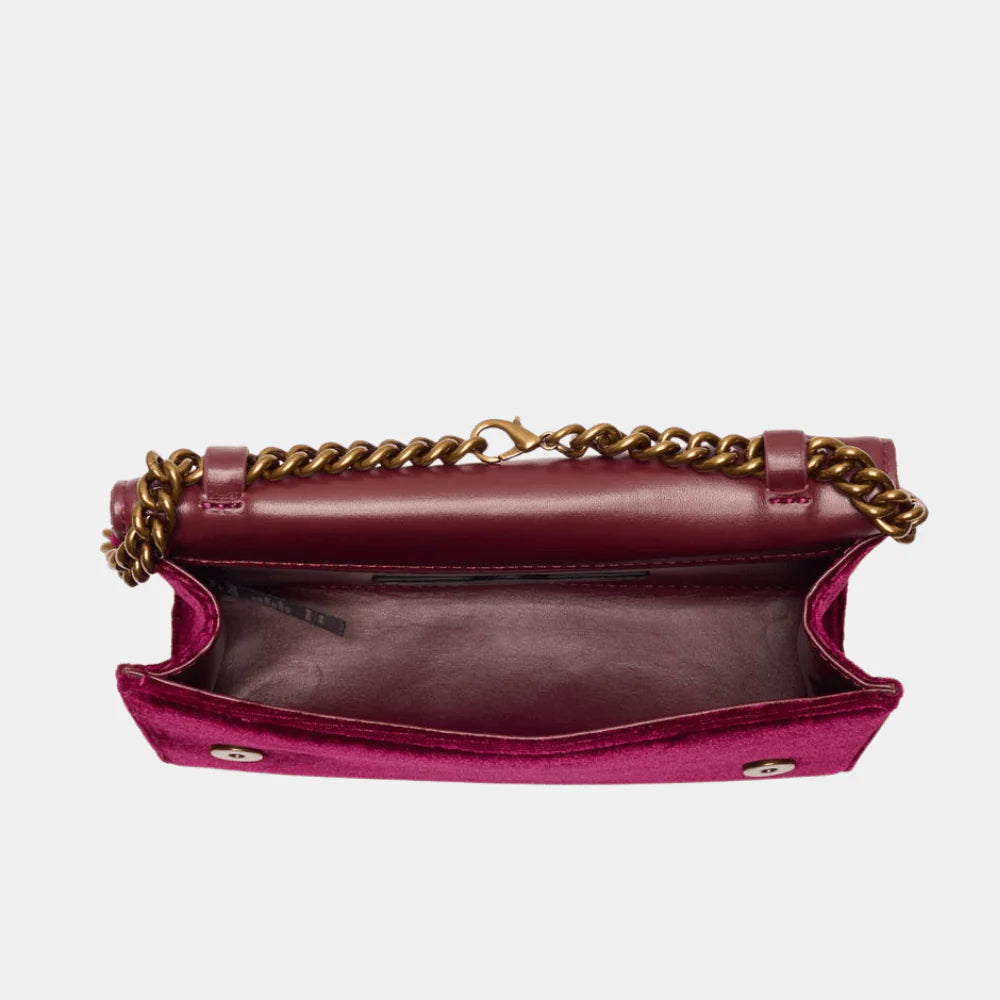 Kurt Geiger KGL Velvet Clutch Bag