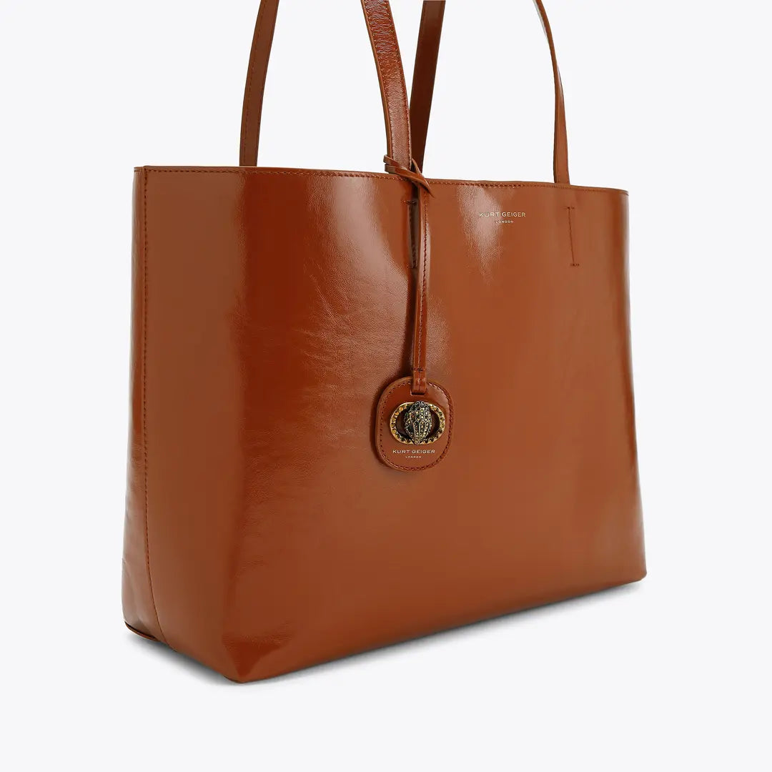 Kurt Geiger Large chelsea shopper bag in Brown