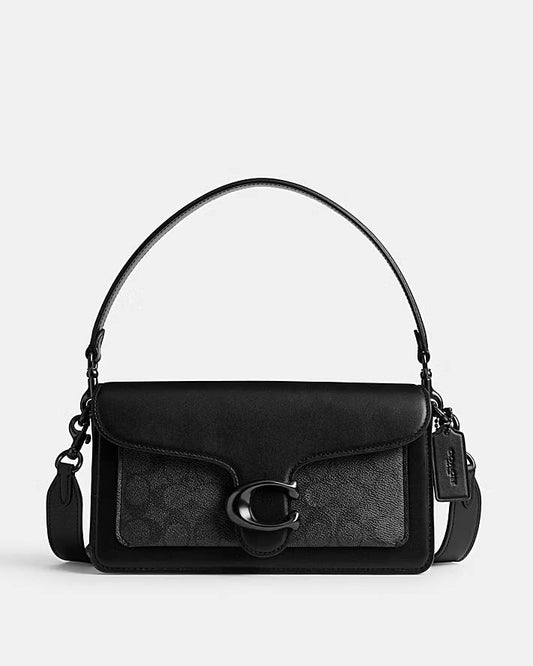 COACH TABBY 26 Black IN SIGNATURE CANVAS