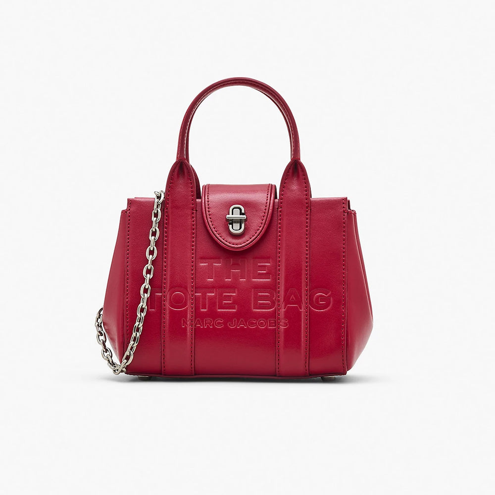MARC JACOBS THE TURNLOCK CROSSBODY TOTE BAG SIREN