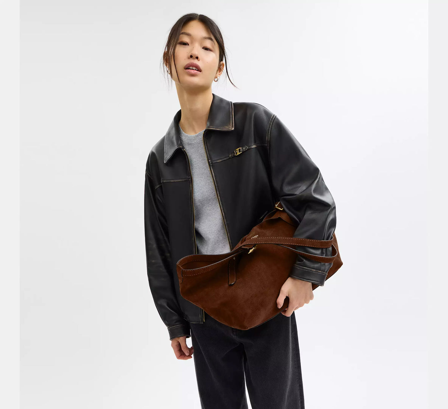 Coach Gramercy Tote Bag in warm brown
