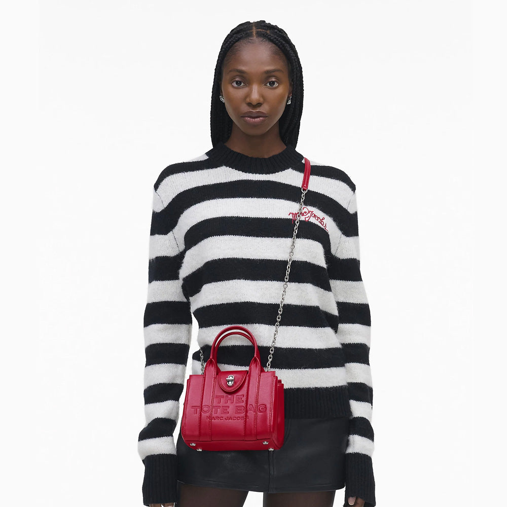 MARC JACOBS THE TURNLOCK CROSSBODY TOTE BAG SIREN