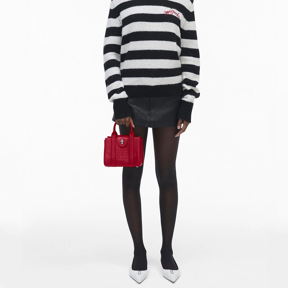 MARC JACOBS THE TURNLOCK CROSSBODY TOTE BAG SIREN