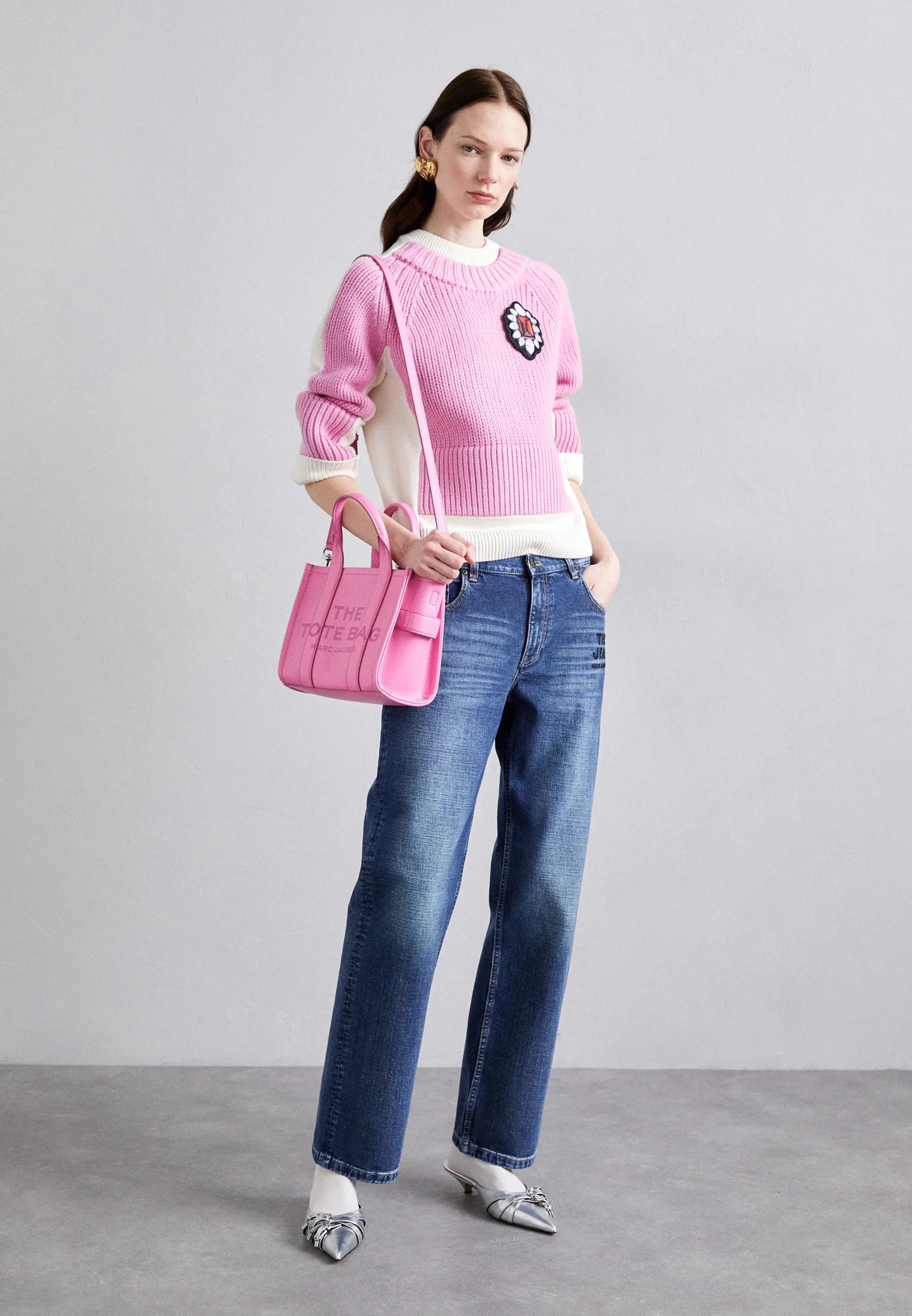 MARC JACOBS THE SMALL TOTE - Handbag - pink