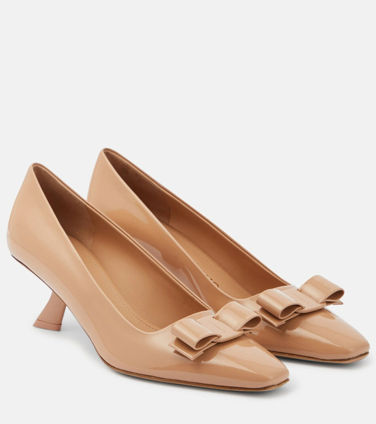 Ferragamo Vara patent leather pumps