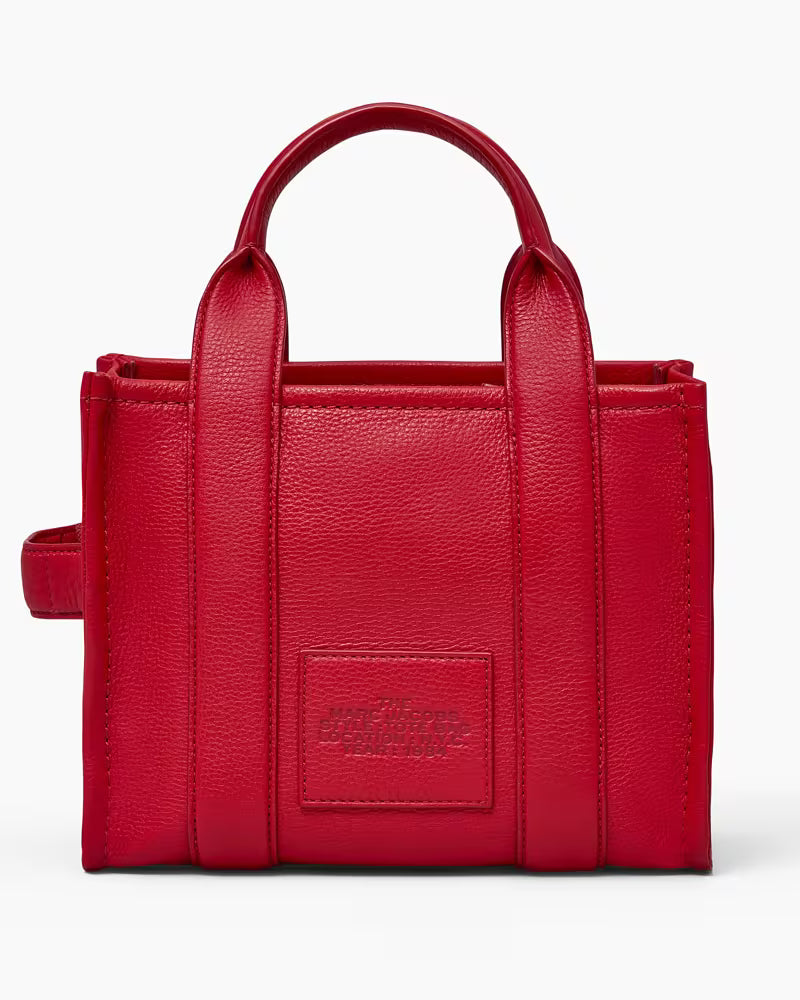 Marc jacob The Leather Small Tote Bag in True Red