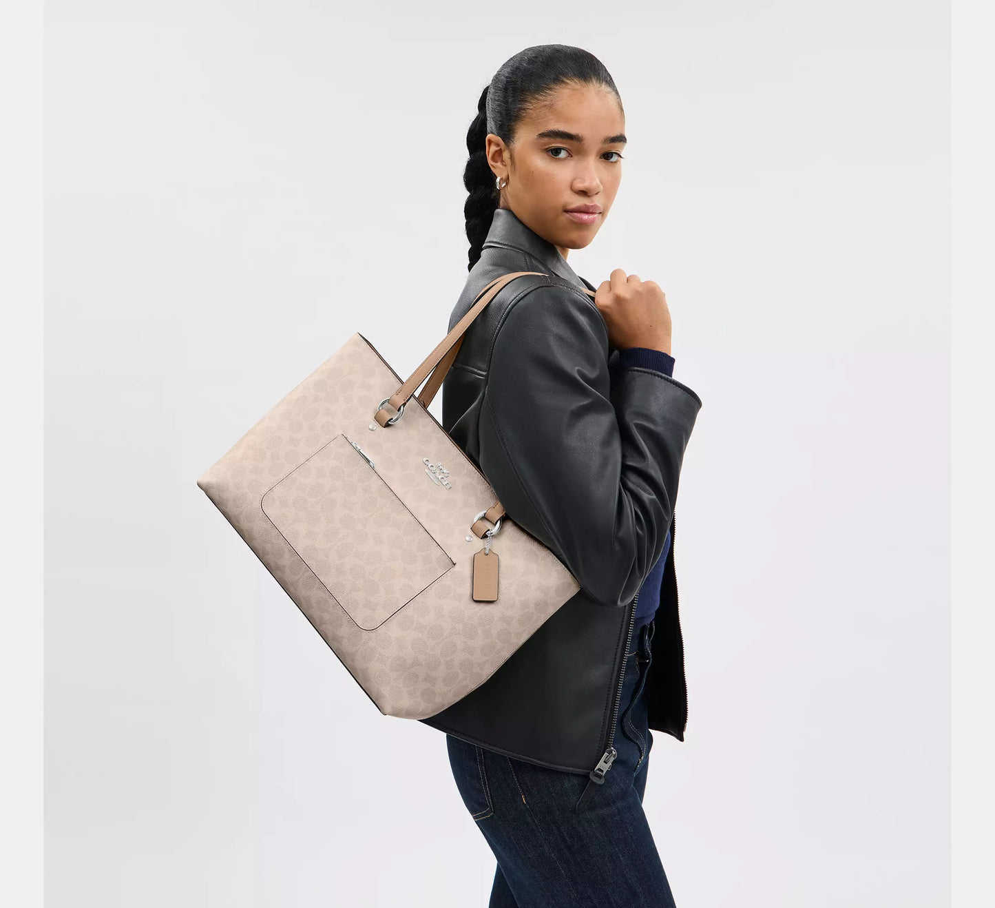 Coach Station Tote Bag In Signature Canvas