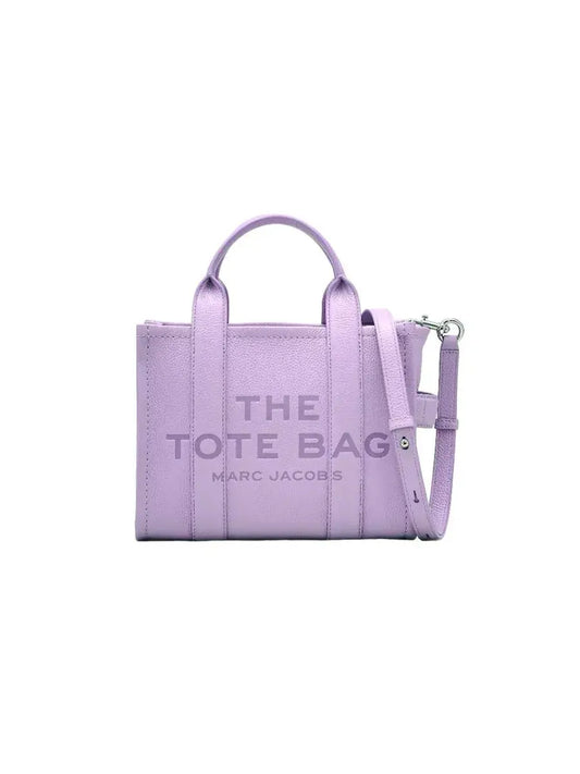 MARC JACOBS THE LEATHER SMALL TOTE BAG WISTERIA