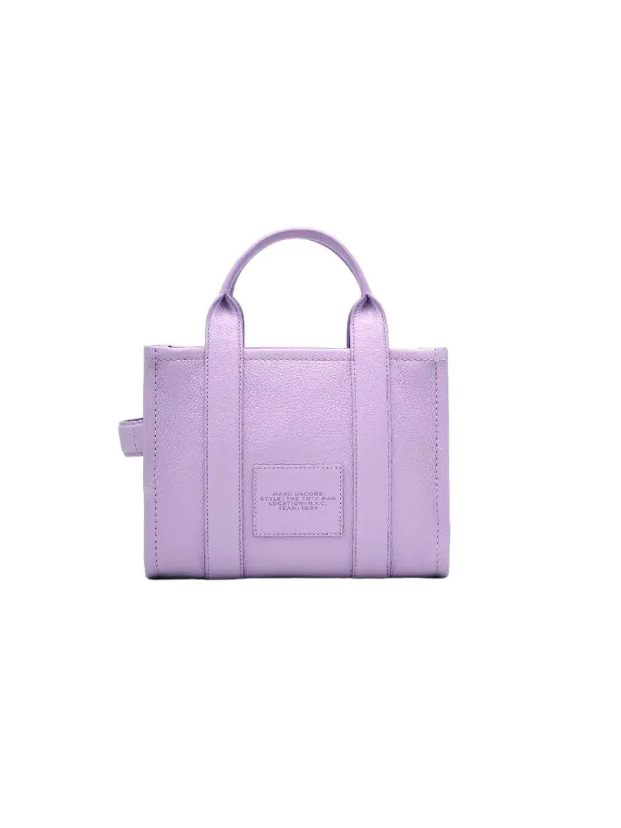 MARC JACOBS THE LEATHER SMALL TOTE BAG WISTERIA