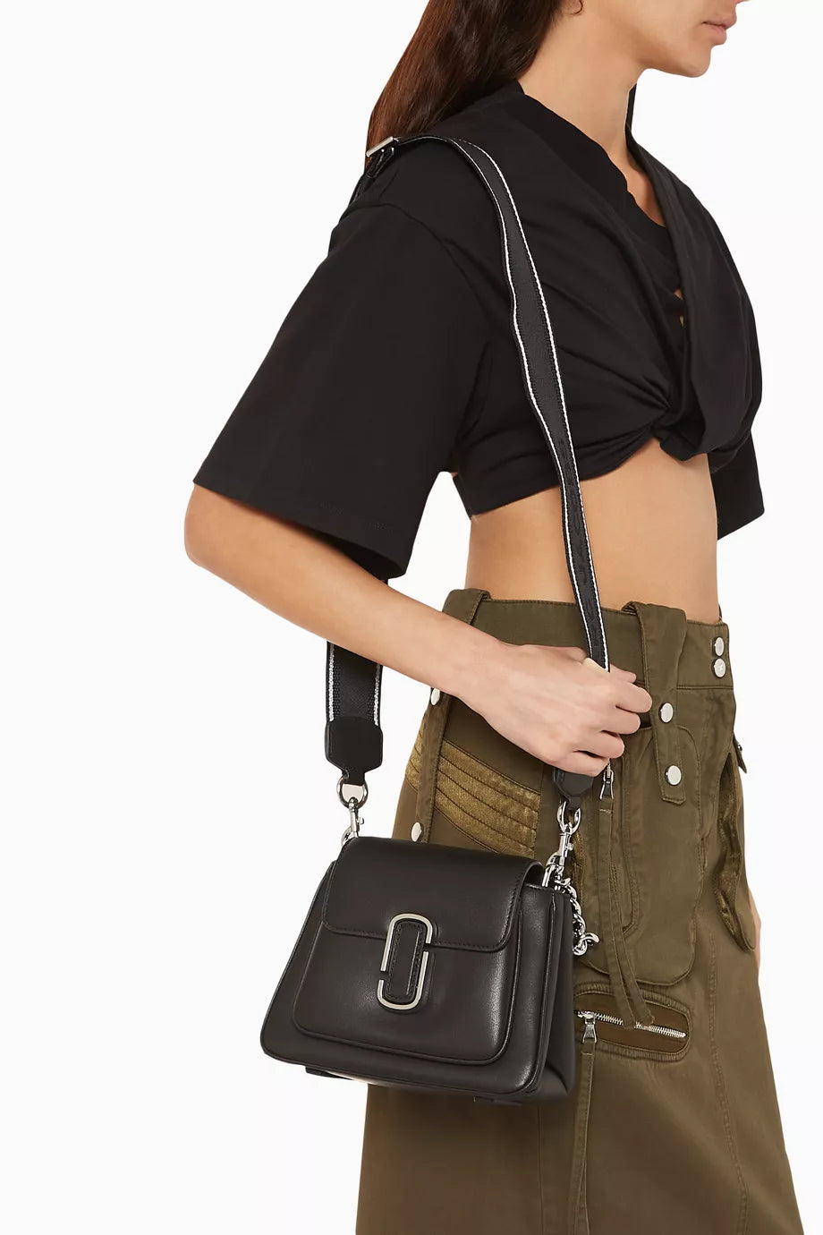 Marc Jacob Mini J Marc Chain Satchel Bag in Leather