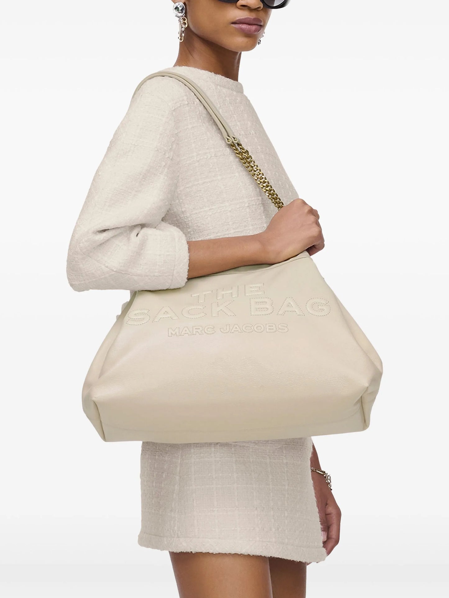 Marc Jacob The Large Chain Sack bag in White