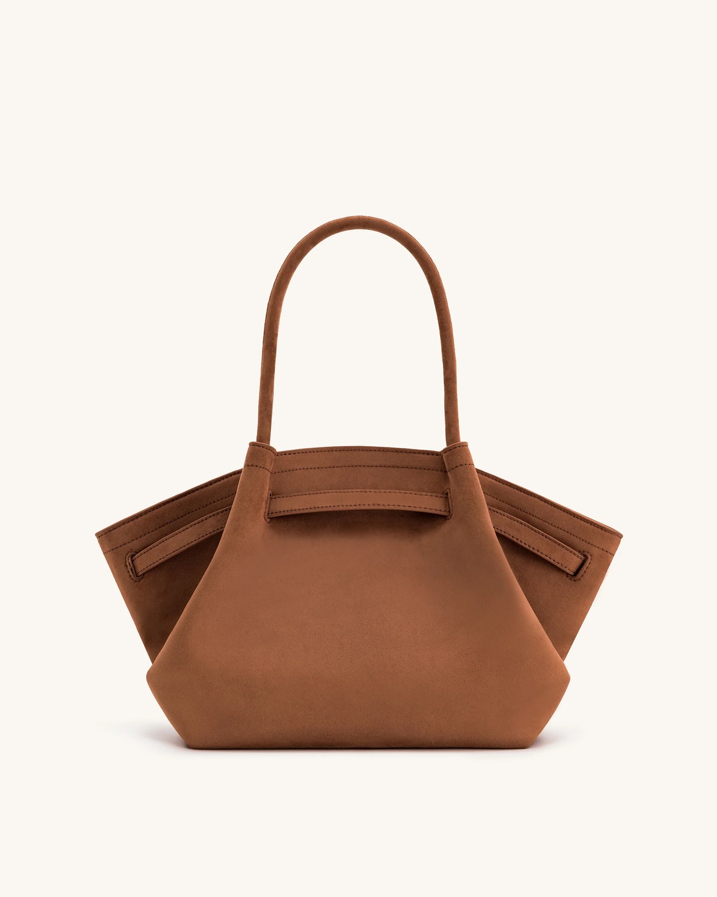 Jw Pei Hana Medium Faux Suede Tote Bag - Brown