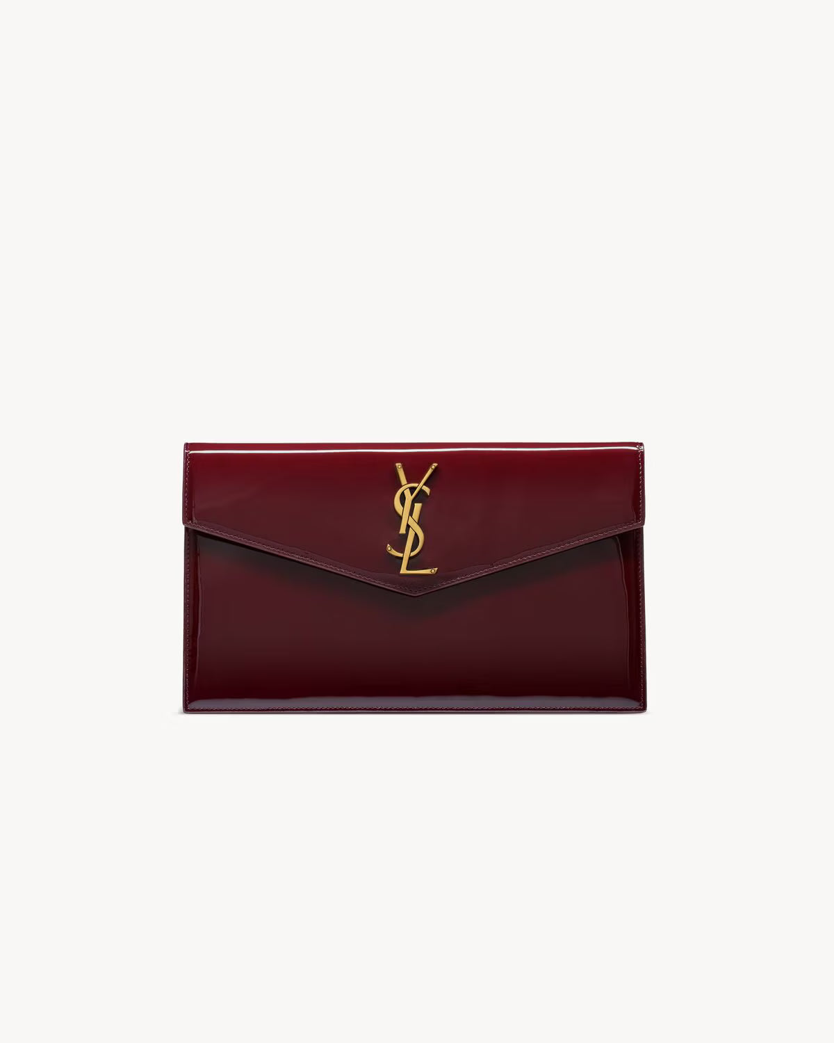 YSL SAINT LAURENT UPTOWN pouch in patent leather