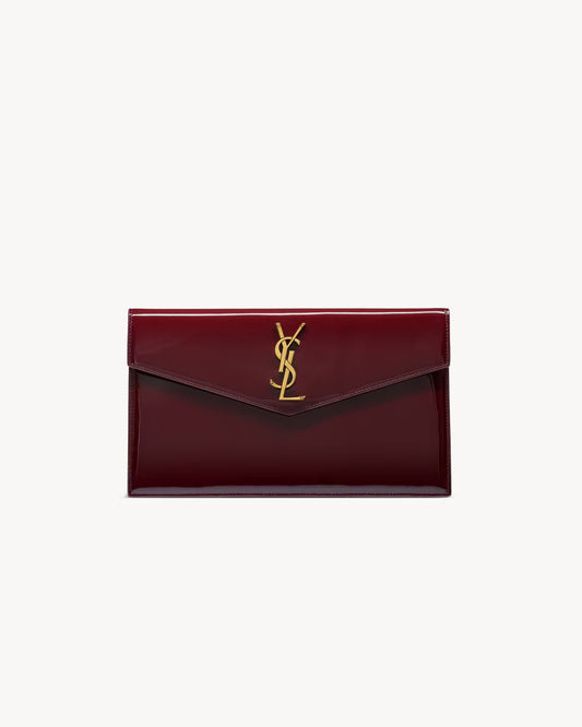 YSL SAINT LAURENT UPTOWN pouch in patent leather