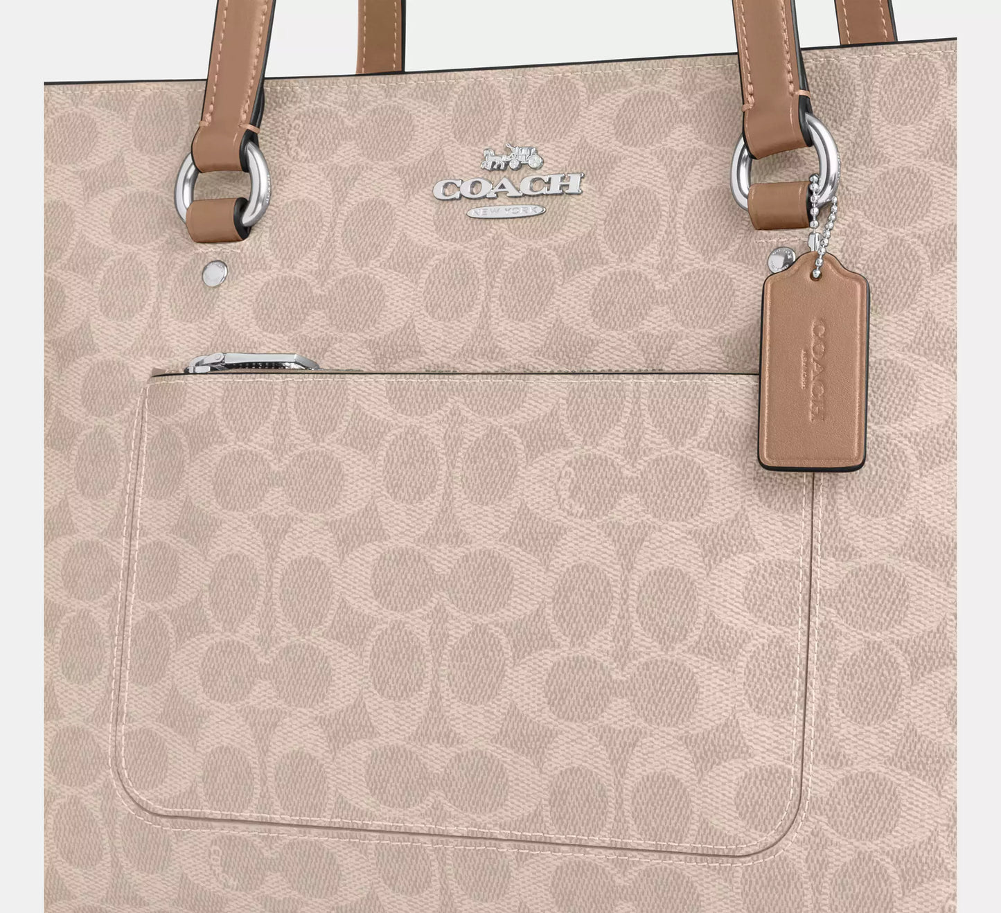 Coach Station Tote Bag In Signature Canvas