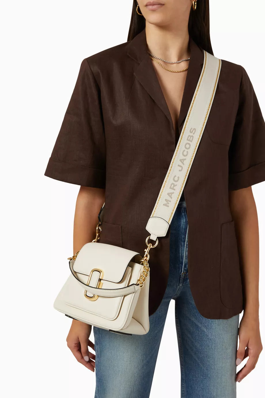 Marc Jacob The J Marc Mini Satchel Shoulder Bag in Leather