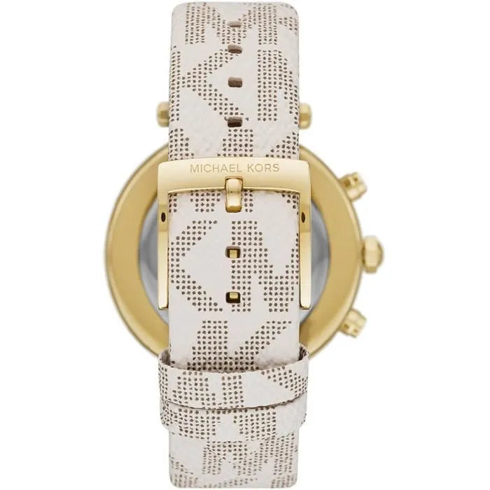 Michael Kors Tibby Multifunction White PVC Watch | MK6967 | 40MM | Stainless Steel |.