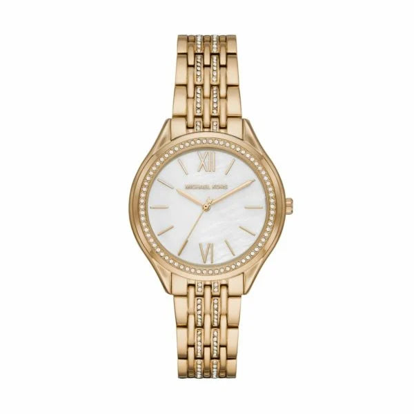 Michael Kors Women's Mindy Three-Hand Gold-Tone Steel Watch | MK7078 | MK7078 |