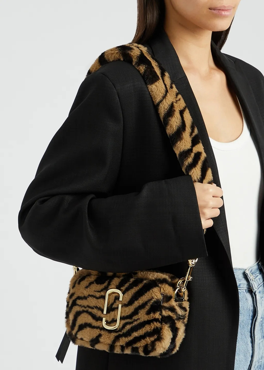 MARC JACOBS THE SNAPSHOT TIGER STRIPE PLUSH