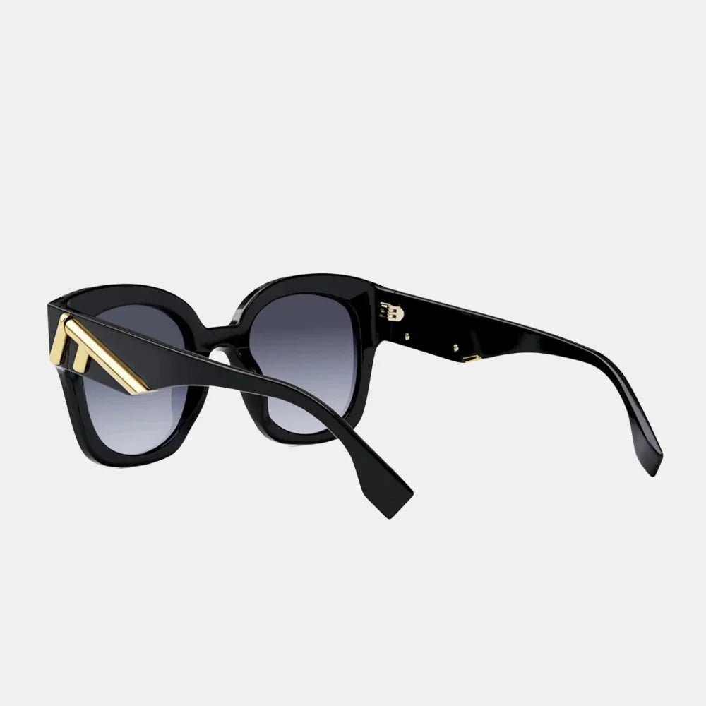 Fendi Oversized F Logo Acetate Cat-Eye Sunglasses