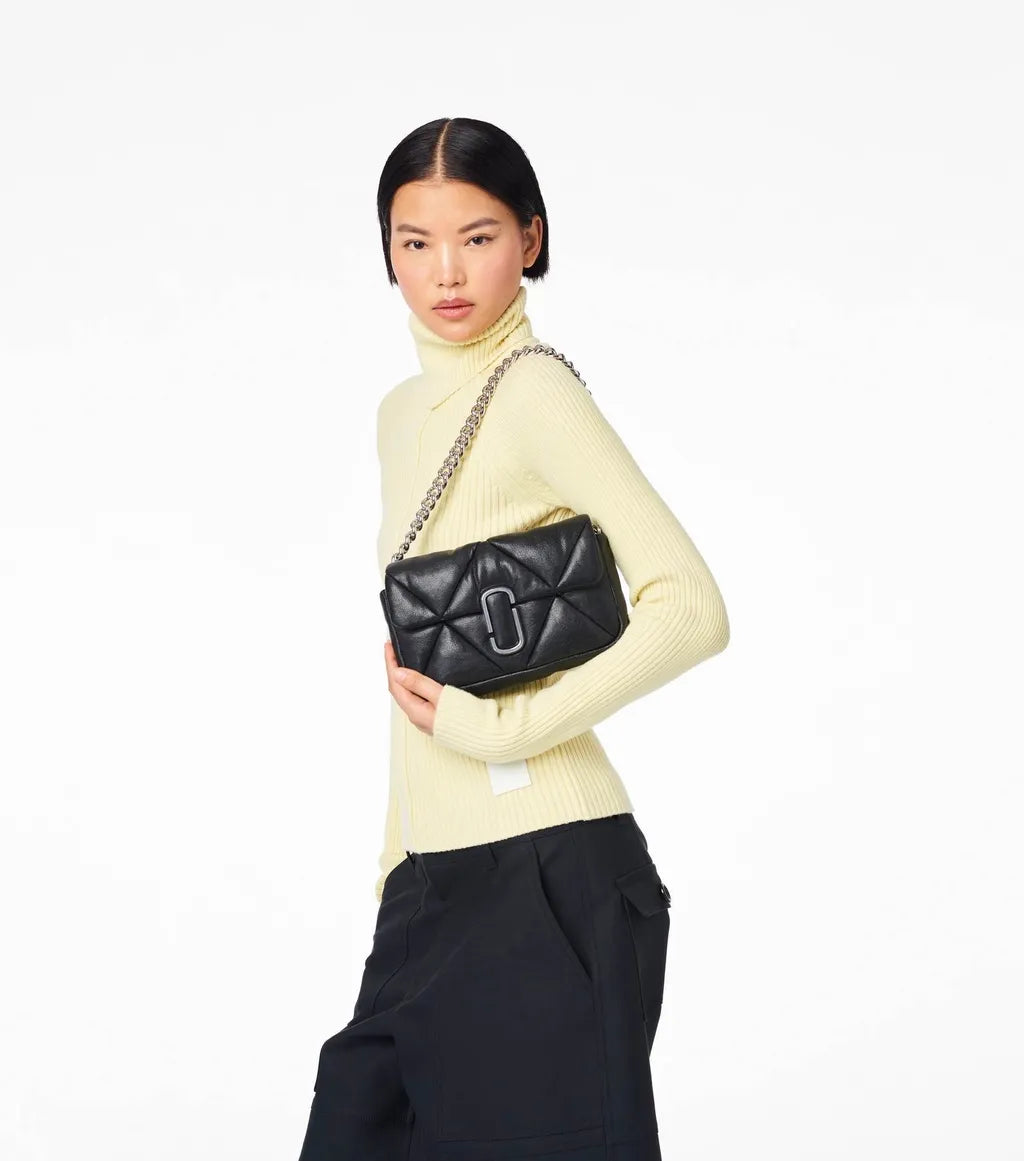 The Puffy Diamond Quilted J Marc Shoulder Bag