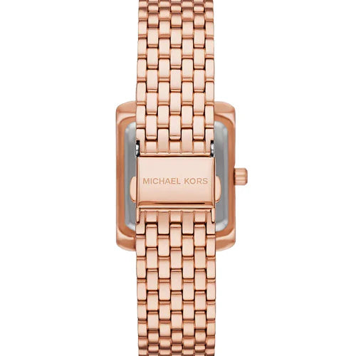 Michael Kors Petite Emery Pavé Rose Gold-Tone Watch MK4743