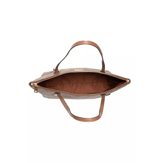 Coach - Signature Top Zip Tote Bag 4455 Khaki Saddle 2
