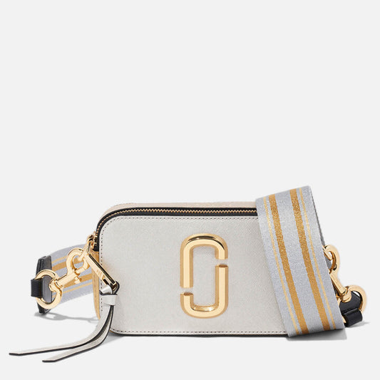 Marc Jacob The Snapshot Cross Body Bag in Platinum Multi