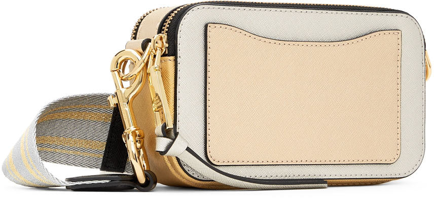 Marc Jacob The Snapshot Cross Body Bag in Platinum Multi