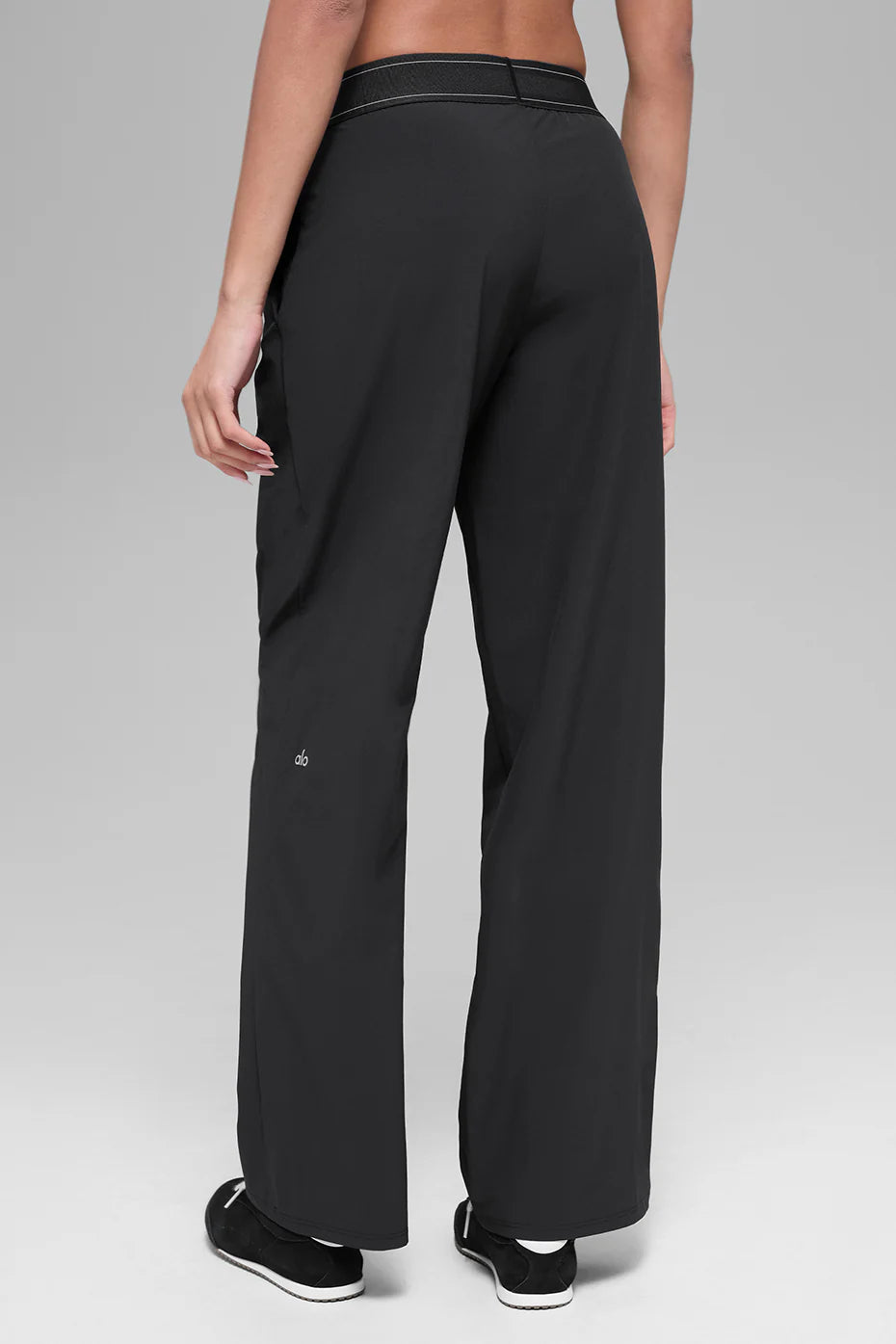 ALO Suit Up Trouser in Black (Long)
