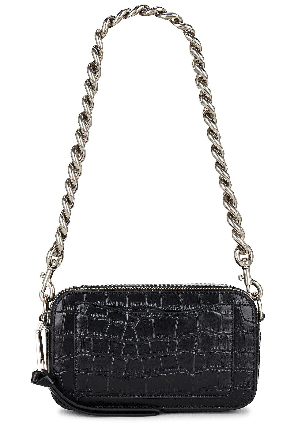 Marc Jacob The Croc Embossed Snapshot in Black